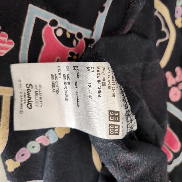Vintage Uniqlo x Sanrio Womens Hello Kitty T-Shirt Size M My Melody Cropped - Picture 6 of 9
